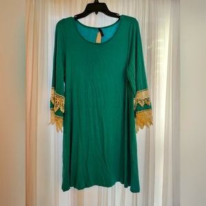 Voll Style Green woman dress XL